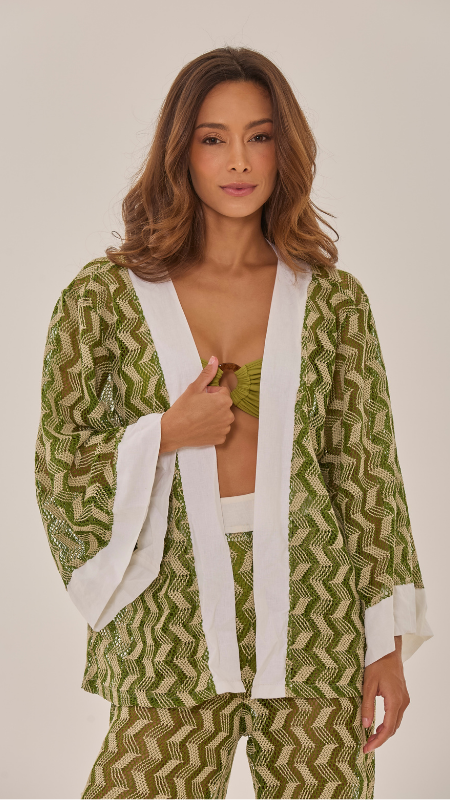 Lia Matcha Kimono