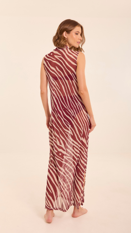 Zebra Vermelha Dress