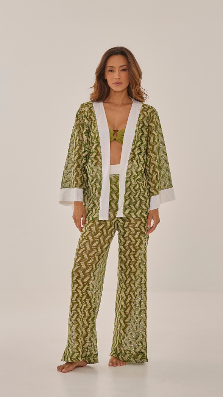 Lia Matcha Kimono